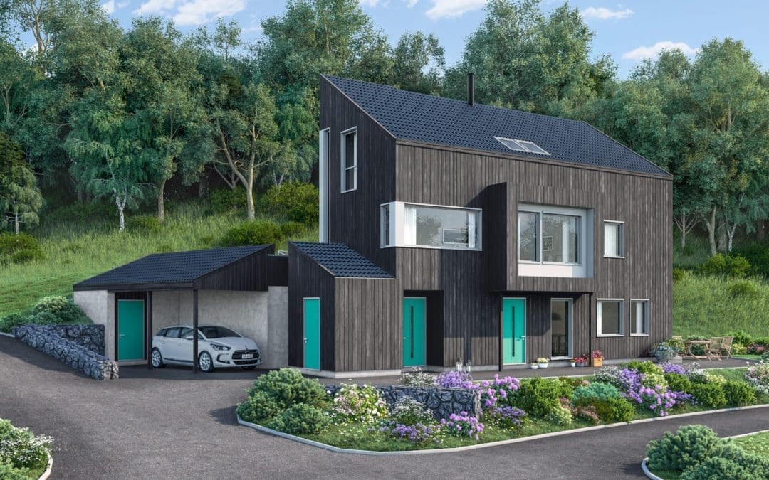 Stor enebolig i Øykhagen, Hommersåk